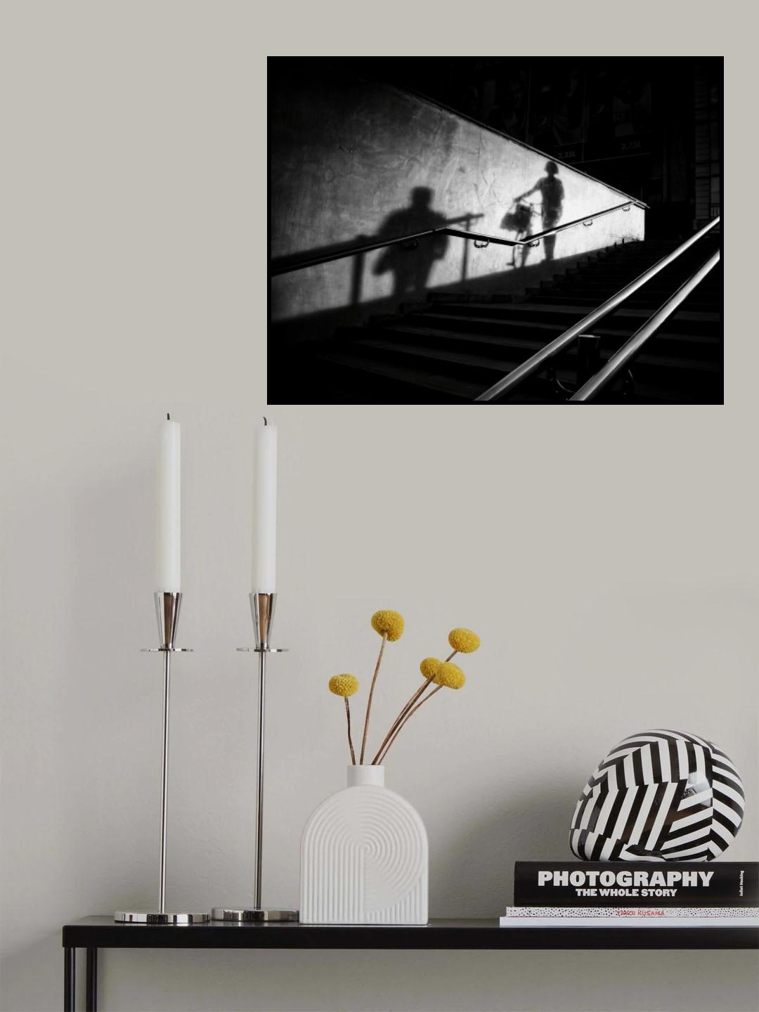 Bike Romance Poster och Canvastavla