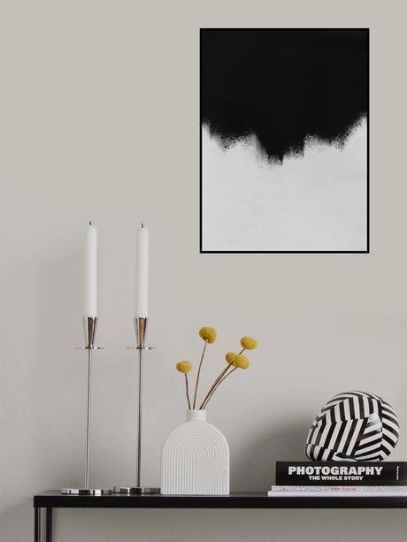 Black and Concrete Poster och Canvastavla