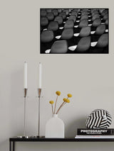 Rows of seats Poster och Canvastavla