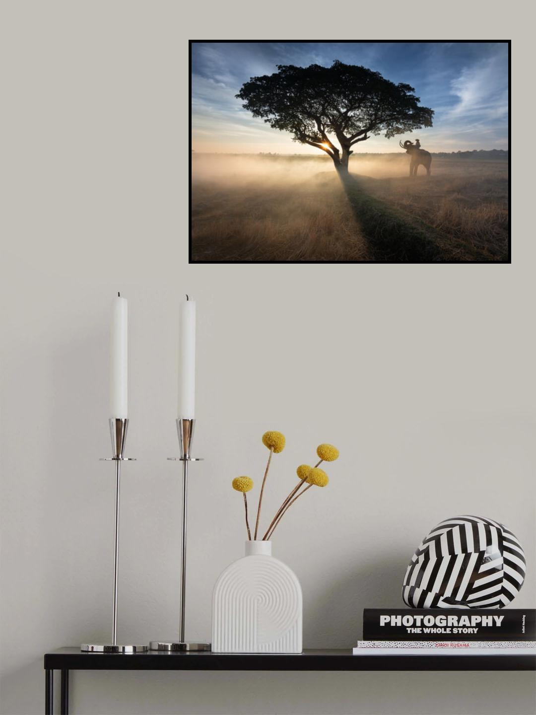 Saluting the Rising Sun Poster och Canvastavla