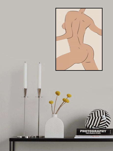 Dancing Nude Poster och Canvastavla