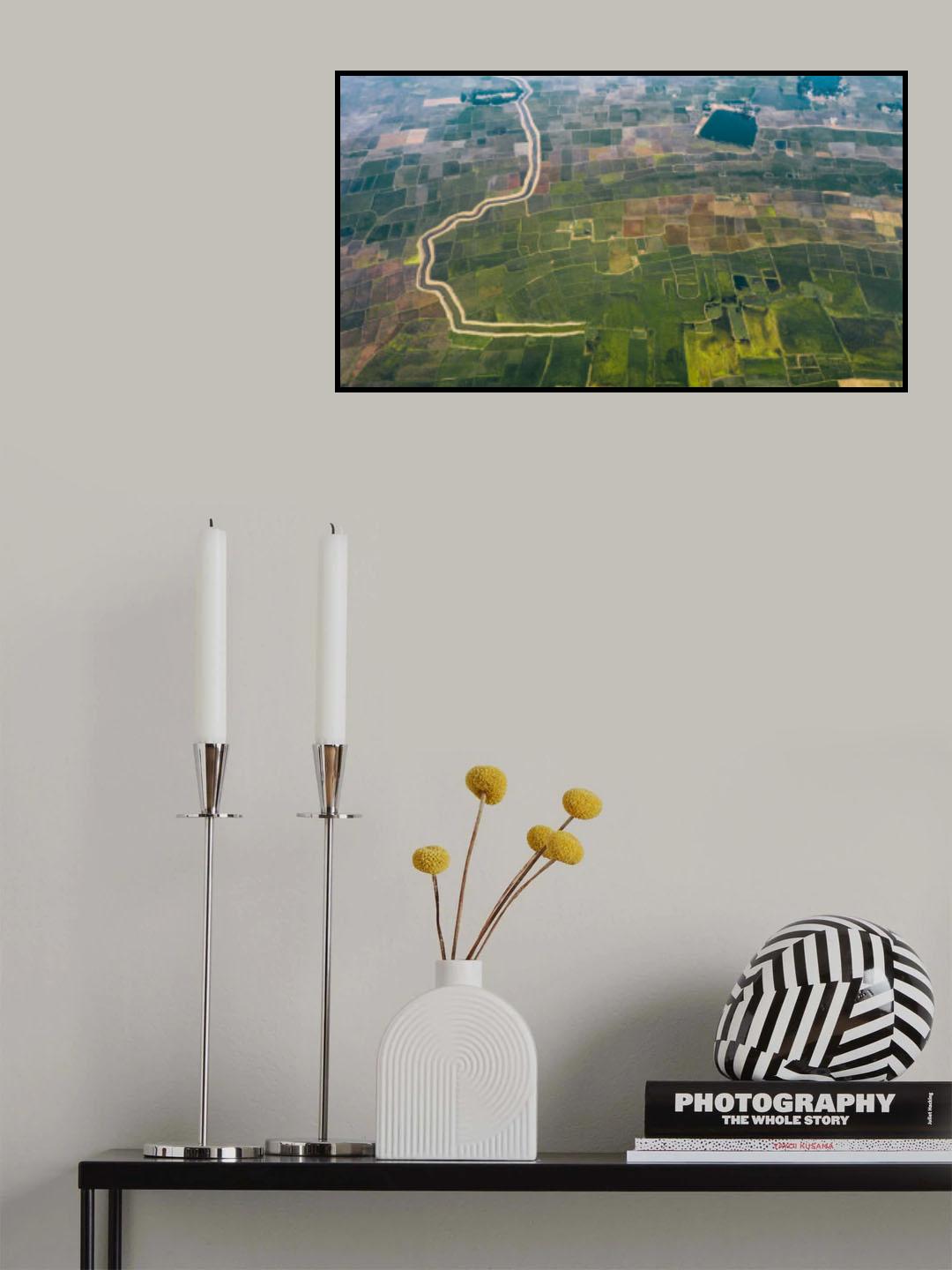 Paddy fields in Bangladesh Poster och Canvastavla
