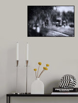 Viale Trastevere in the rain - Rome Poster och Canvastavla