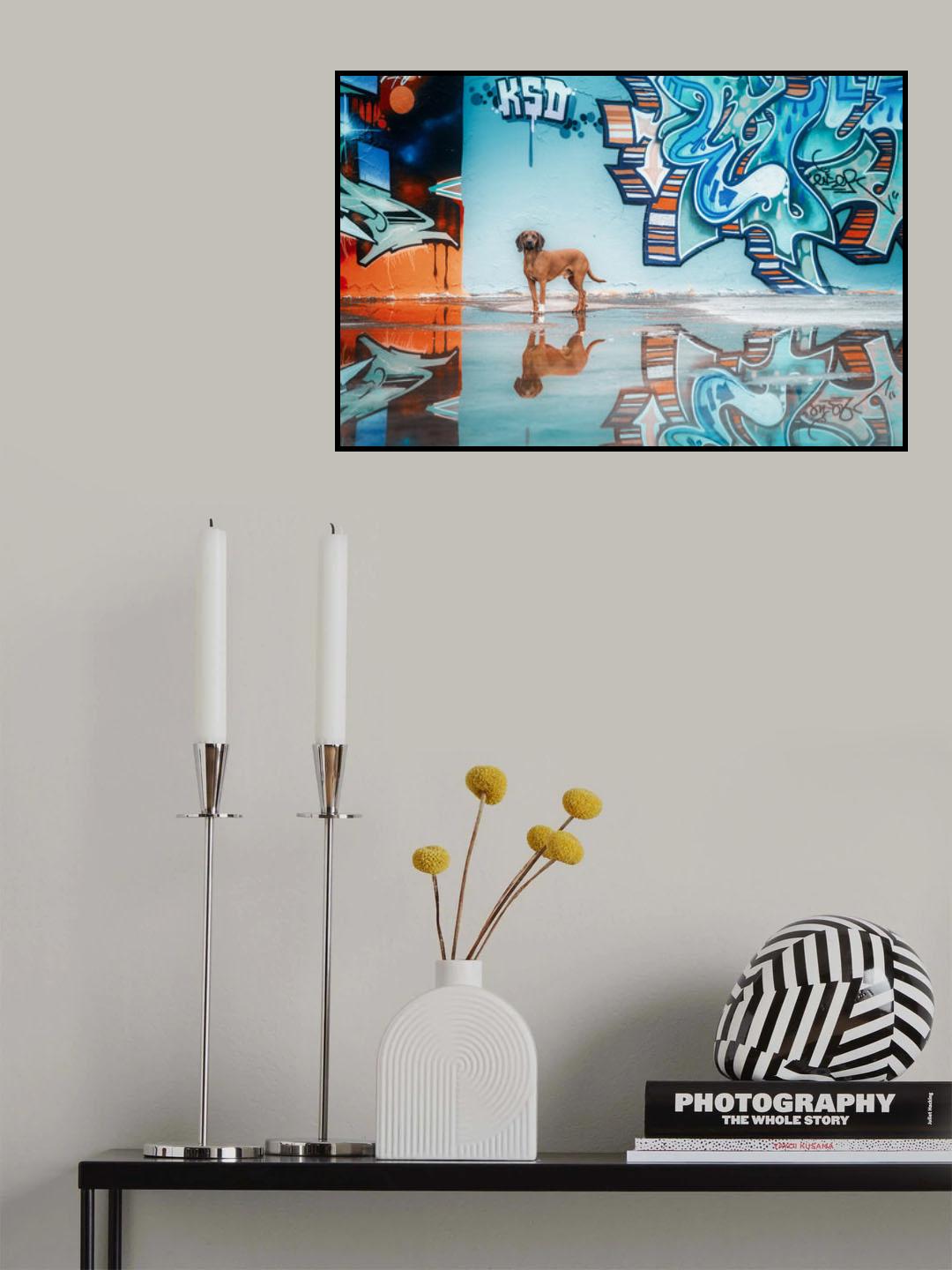 To understand blue you must first understand yellow and orange” (Vincent van Gogh) Poster och Canvastavla