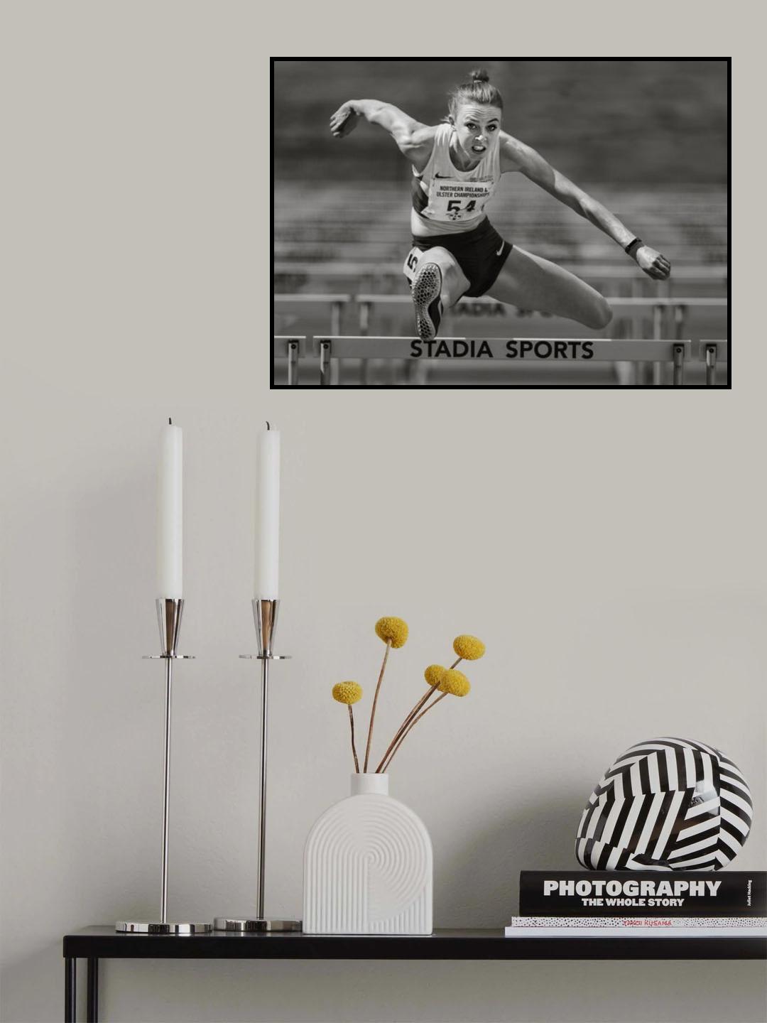The Hurdler Poster och Canvastavla