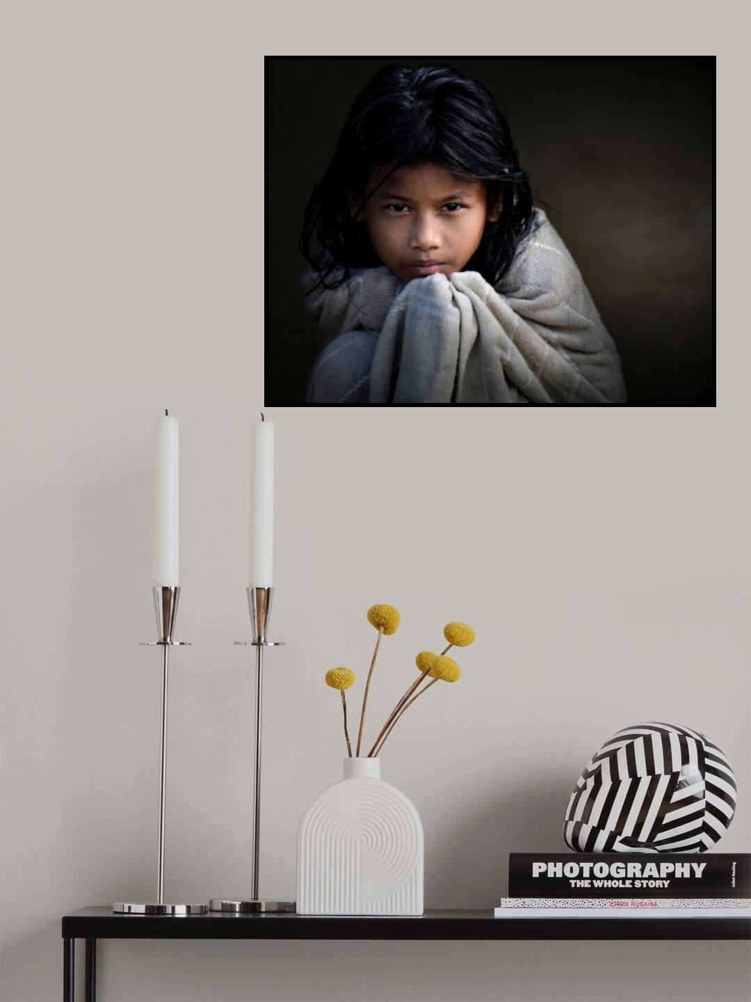 Chilly after bath Poster och Canvastavla