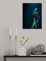 underwater artistic portrait shooting Poster och Canvastavla