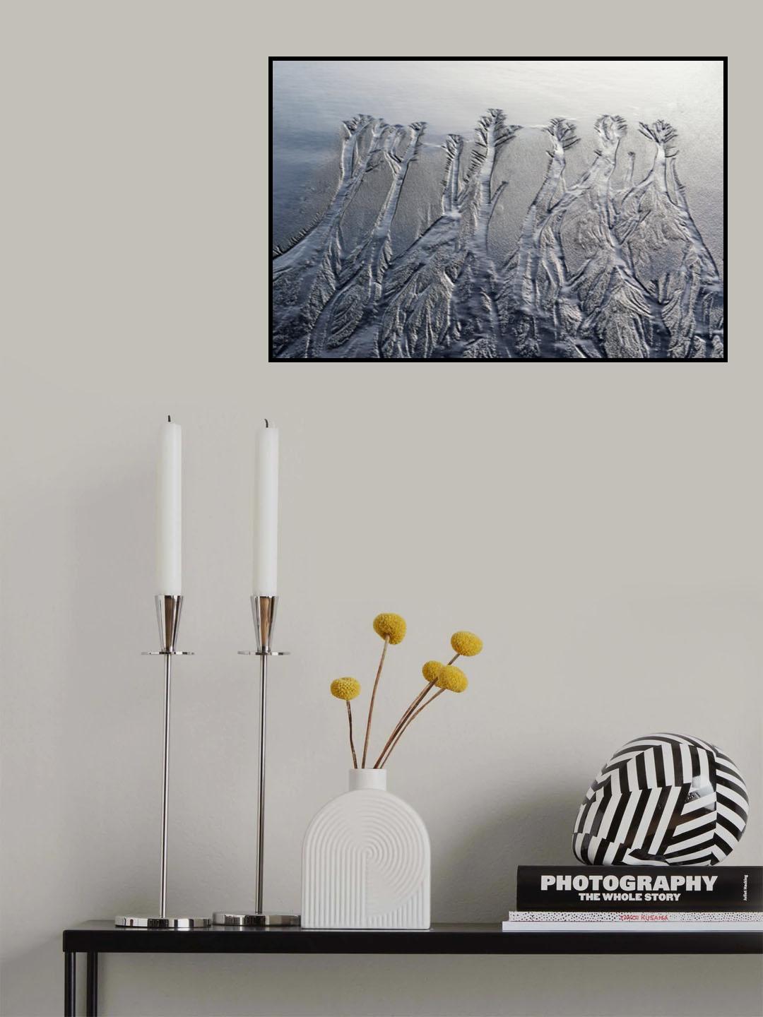 Forest drawn by the water Poster och Canvastavla