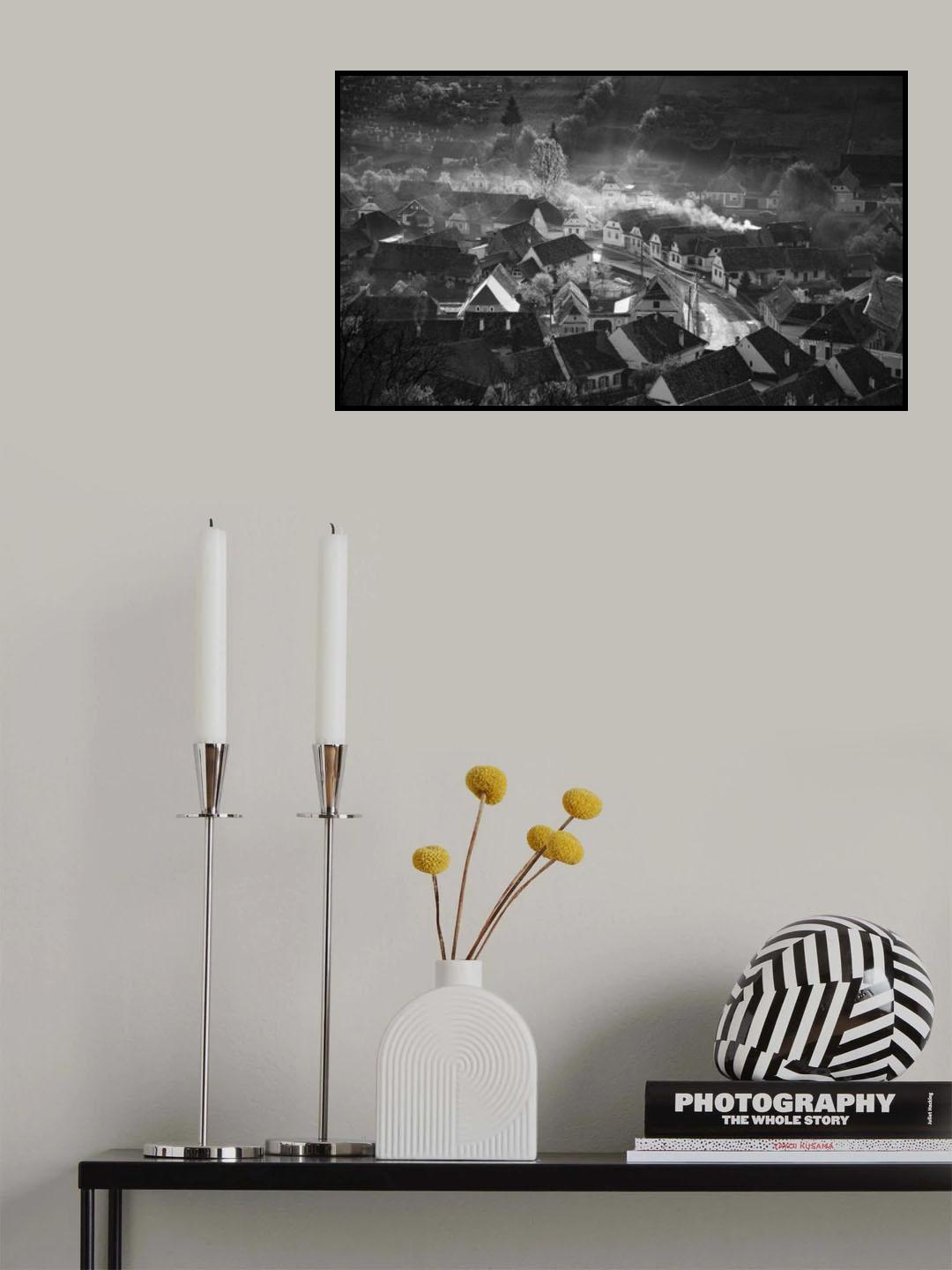 Transylvanian Village Poster och Canvastavla