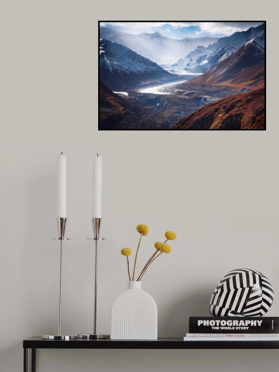 Alaska fall to winter Poster och Canvastavla
