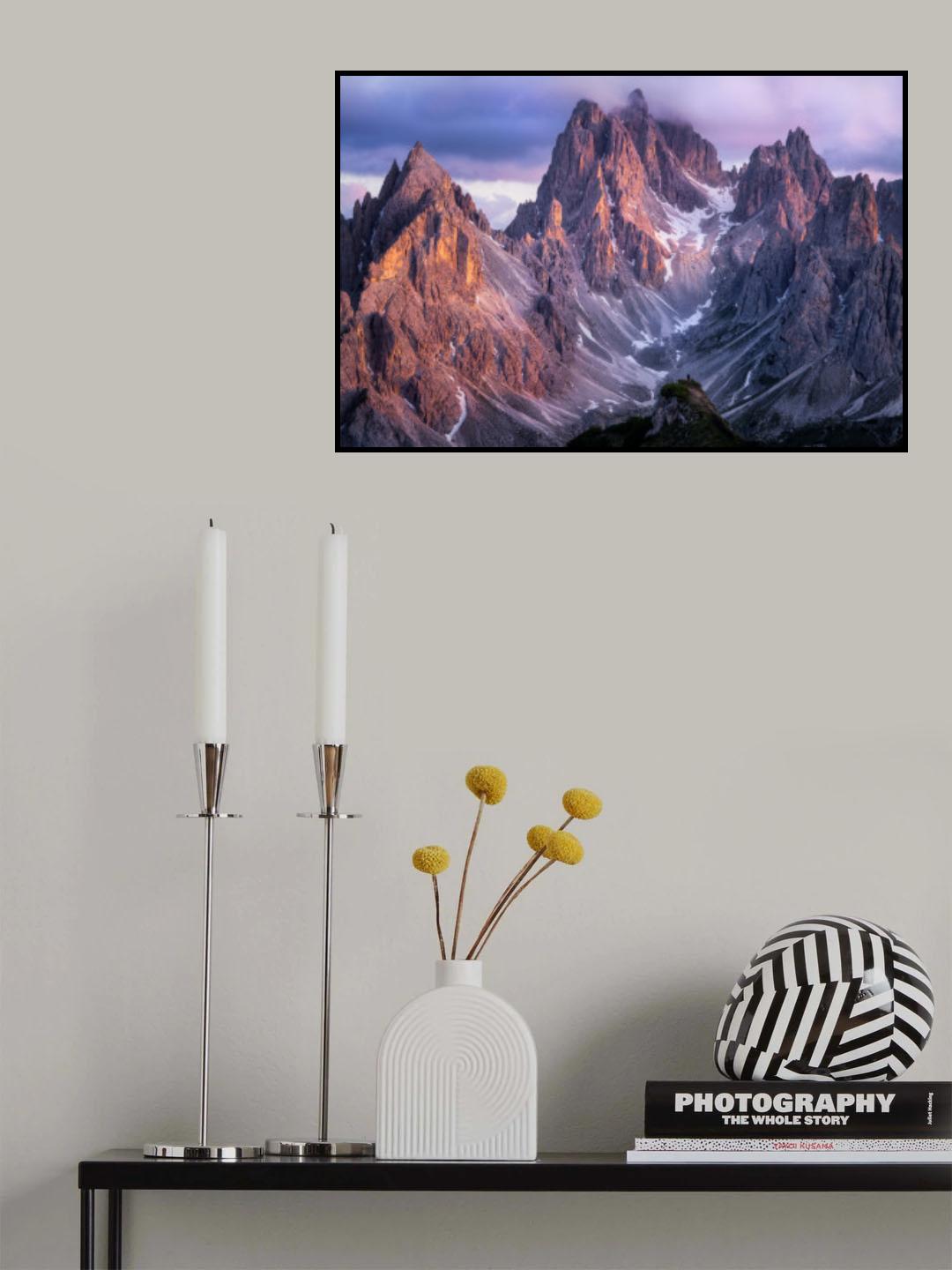 Dolomite Peak Poster och Canvastavla