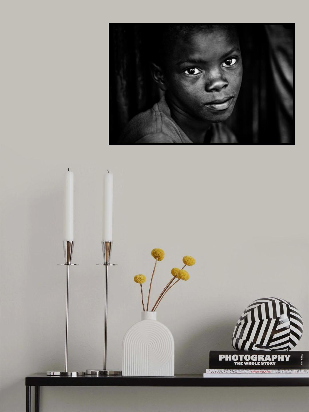 Boy from Benin Poster och Canvastavla