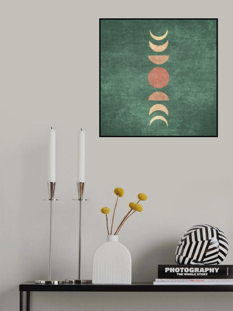 Moon Phases Poster och Canvastavla