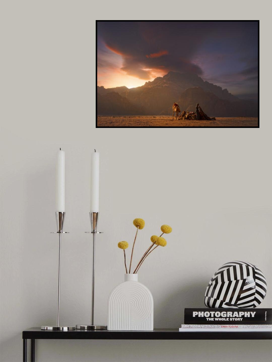 Approching sandstorm 7R26557 Poster och Canvastavla