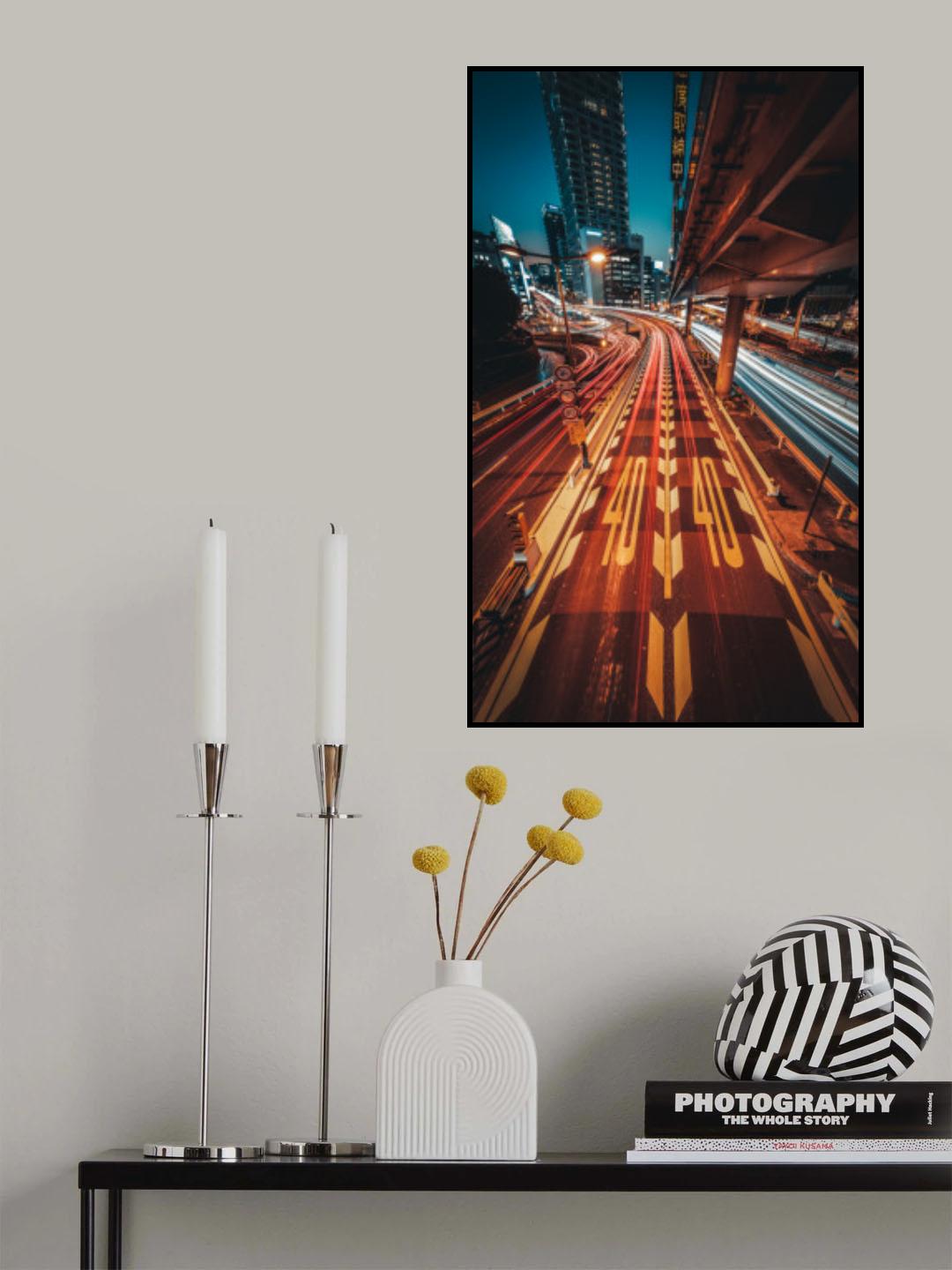 New World Tokyo Poster och Canvastavla