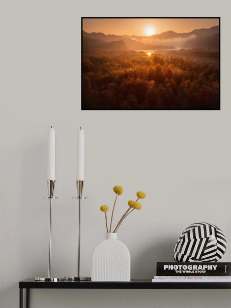 Red forest Poster och Canvastavla