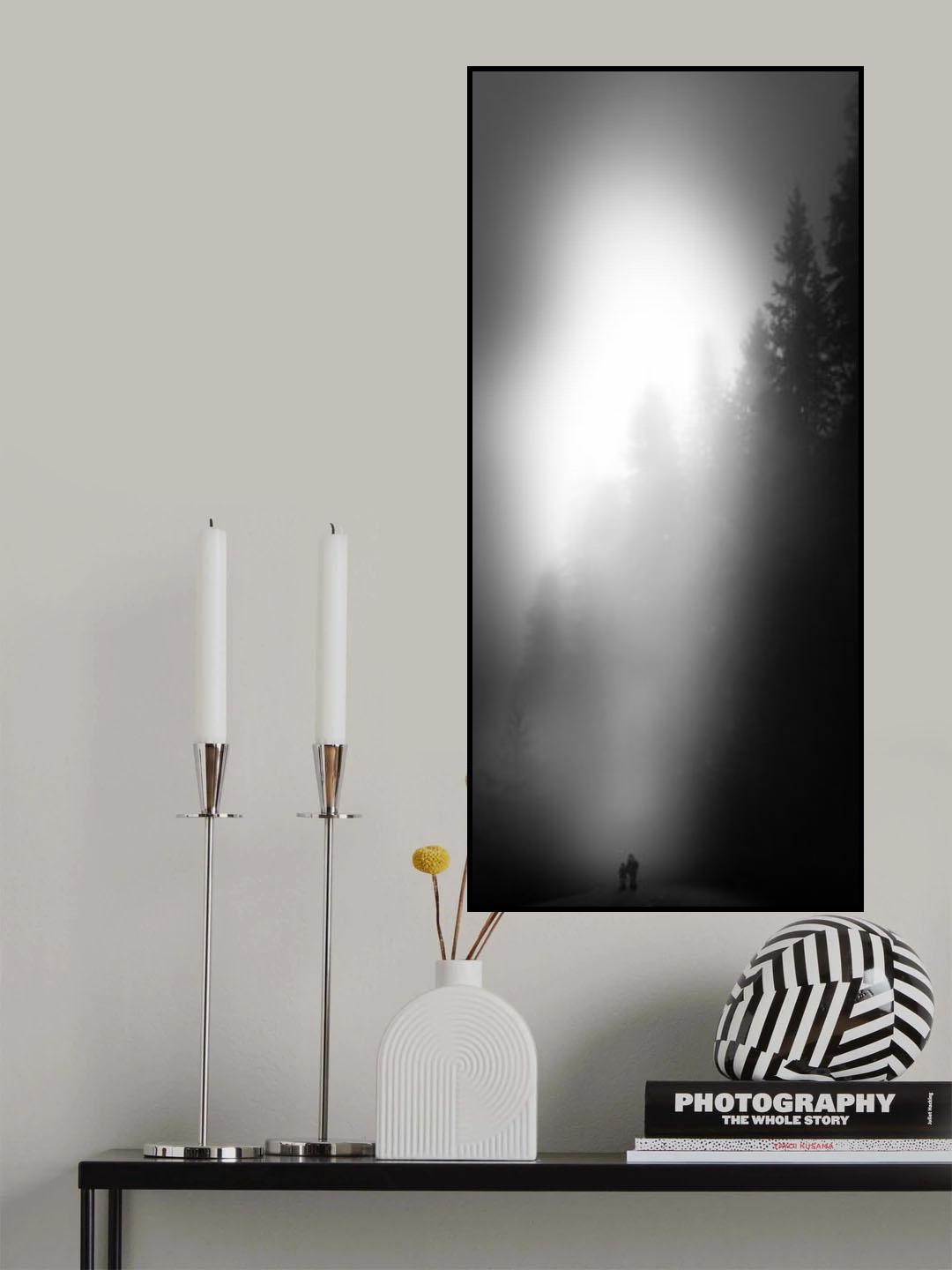 Walking in the forest Poster och Canvastavla