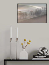 sunrise over the trees Poster och Canvastavla