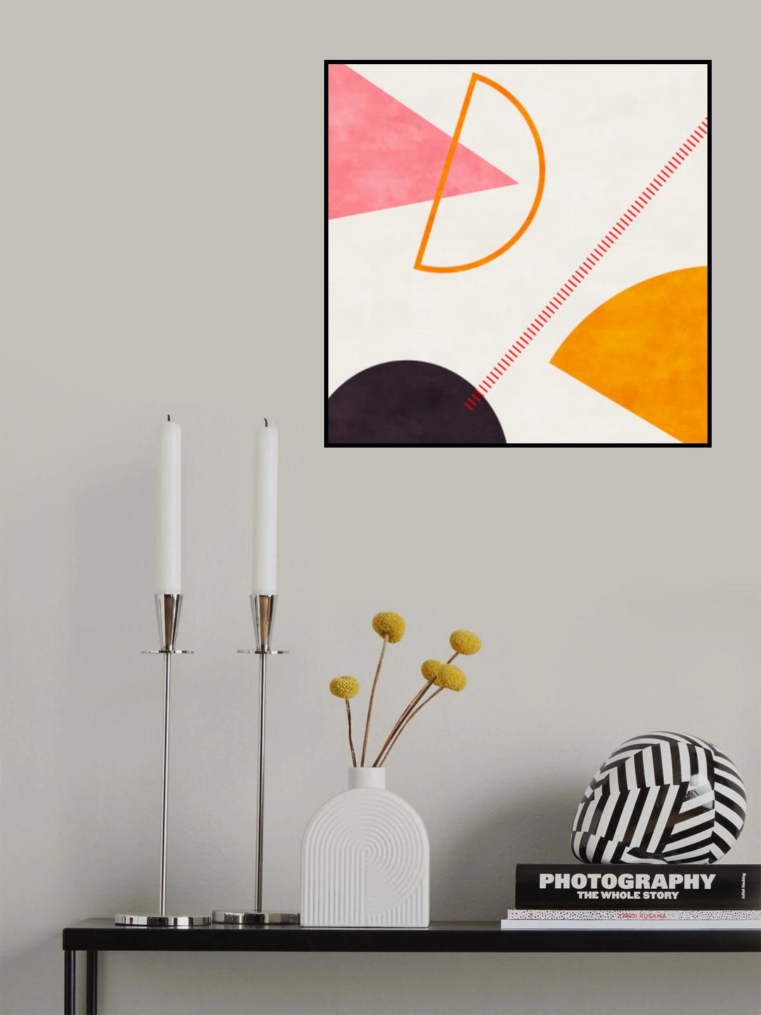 Mid Bauhaus Geometry 4 Poster och Canvastavla
