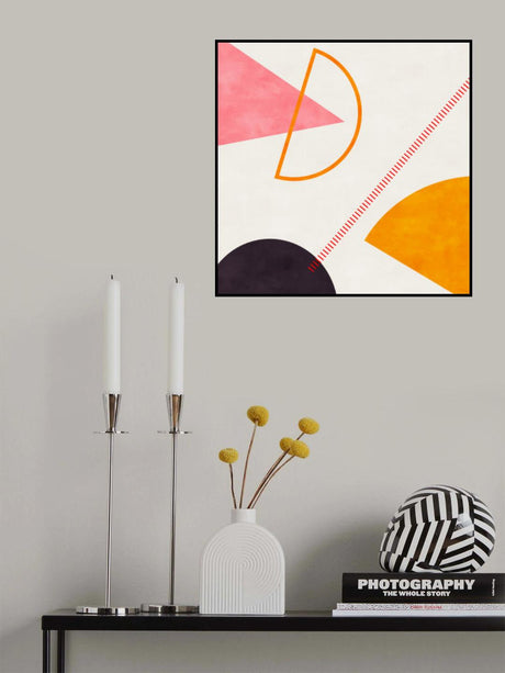 Mid Bauhaus Geometry 4 Poster och Canvastavla