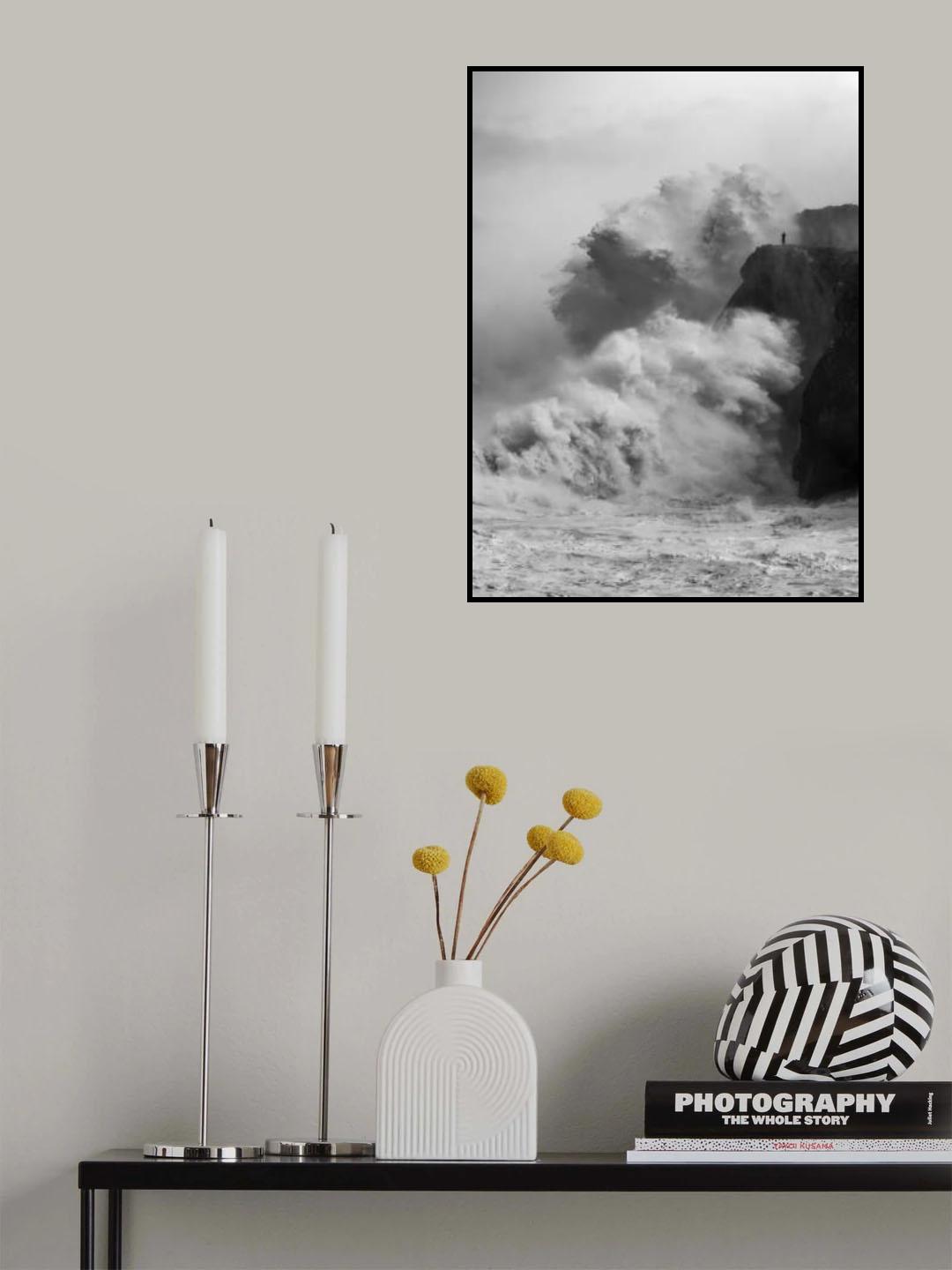 Calm, everything is wrong Poster och Canvastavla