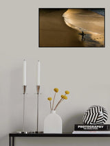 Surfer on the shore Poster och Canvastavla