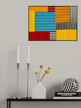 Patchwork Poster och Canvastavla