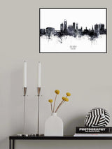 Derby England Skyline Poster och Canvastavla