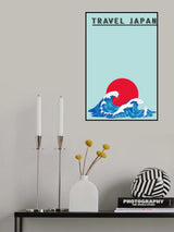 Japanese Waves Poster och Canvastavla