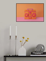 Radio Poster och Canvastavla
