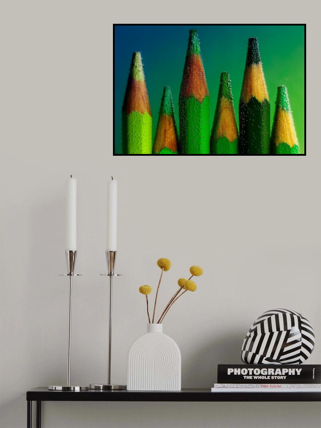 Green Poster och Canvastavla