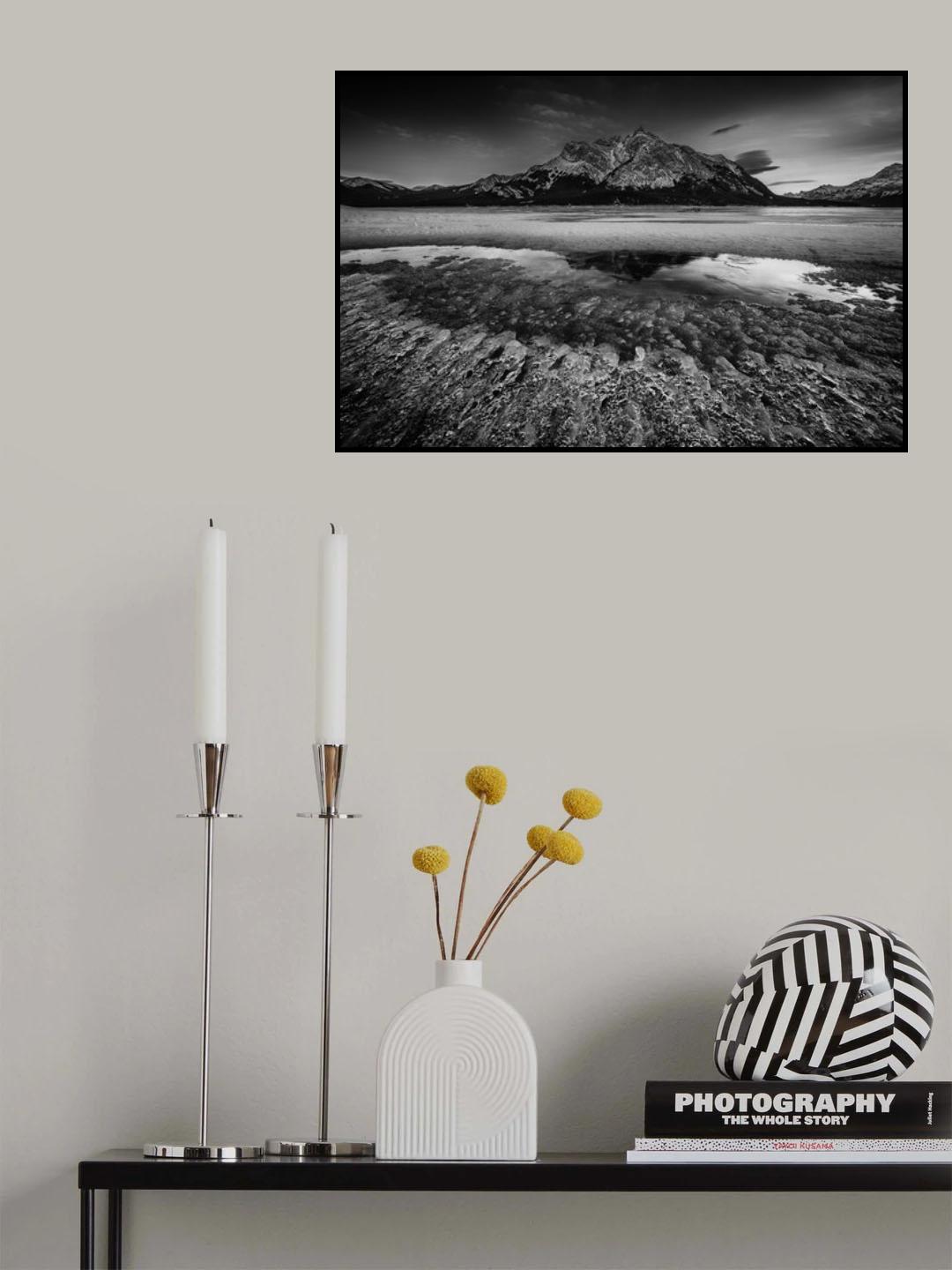 Icy Lake Poster och Canvastavla