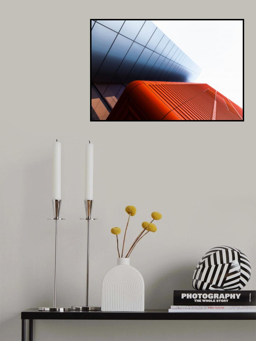 blue white red Poster och Canvastavla