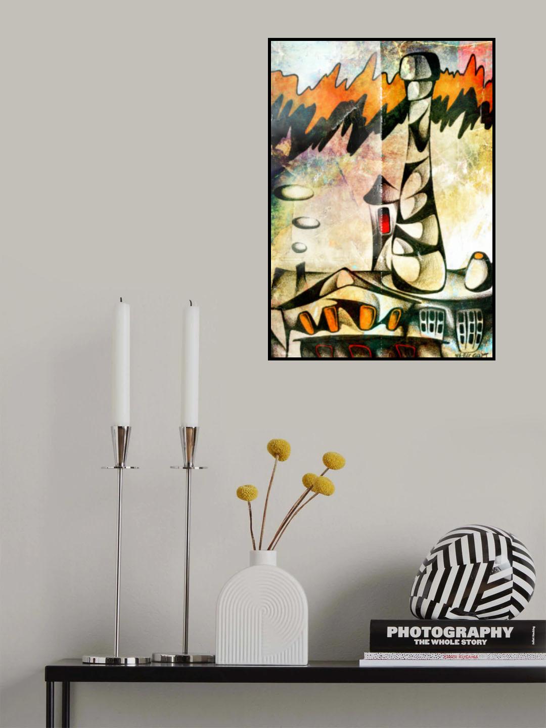 old brickyard art Poster och Canvastavla