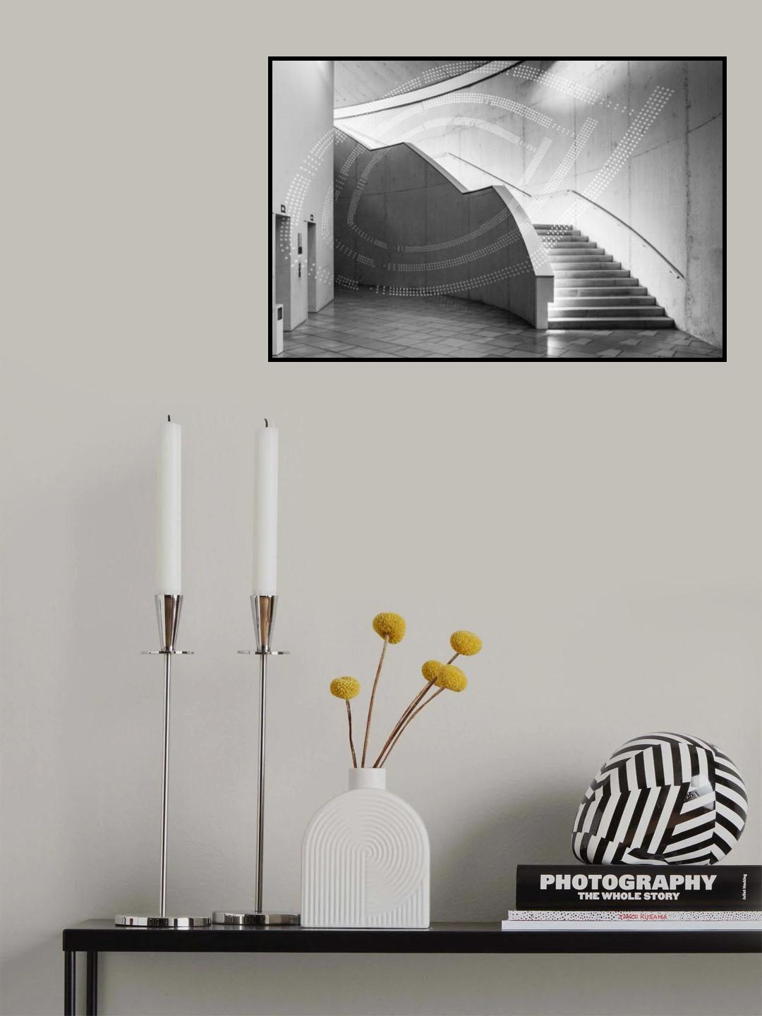 The eye on the wall Poster och Canvastavla