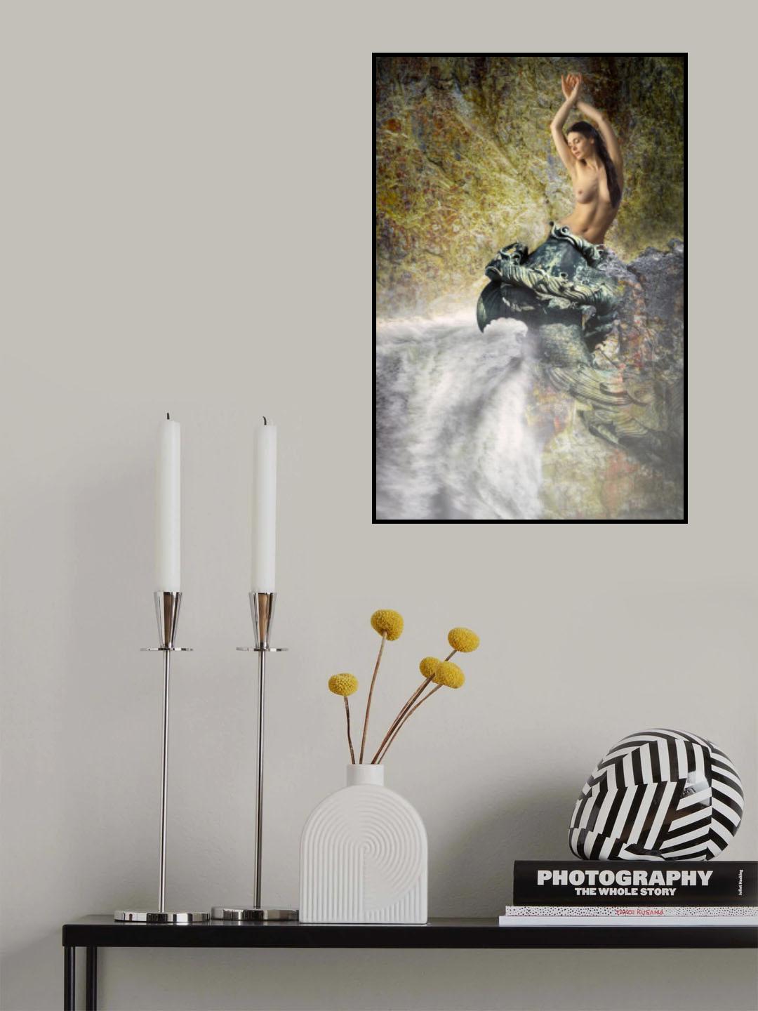 Mermaid rock Poster och Canvastavla