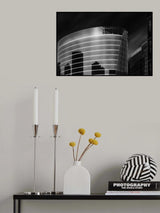 Curve building with Shadows Poster och Canvastavla