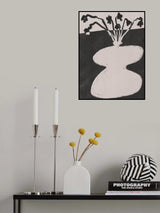 Organic Pot Plant On the Table Poster och Canvastavla