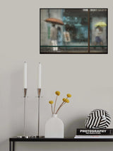 Rainy day in downtown Poster och Canvastavla