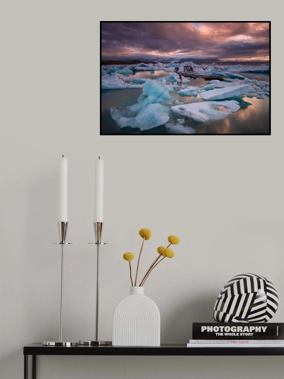 The Jökulsárlón Poster och Canvastavla