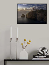 Warming Winter Sunset Poster och Canvastavla
