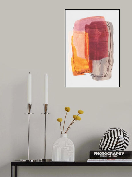Abstract Brush Strokes 51 Poster och Canvastavla