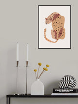 Abstract Shapes Leopard Poster och Canvastavla