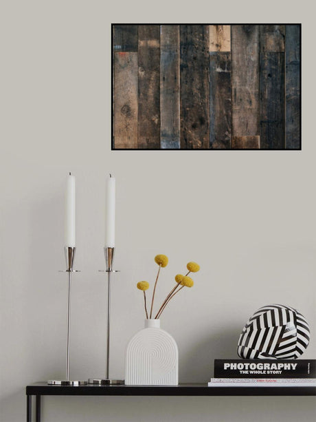 Wood Texture Poster och Canvastavla