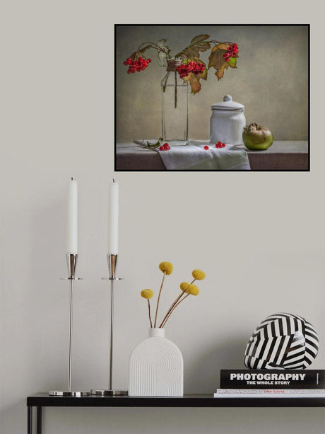 Still Life with Small White Jar Poster och Canvastavla