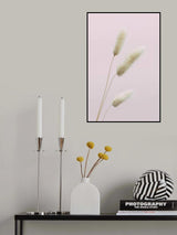 Bunny Grass Pink 03 Poster och Canvastavla
