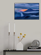 Blue hour diary from Mount Bromo Poster och Canvastavla