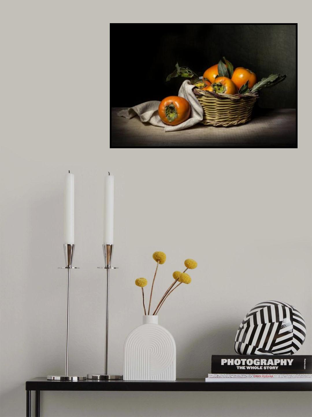 Cesto di cachi Poster och Canvastavla
