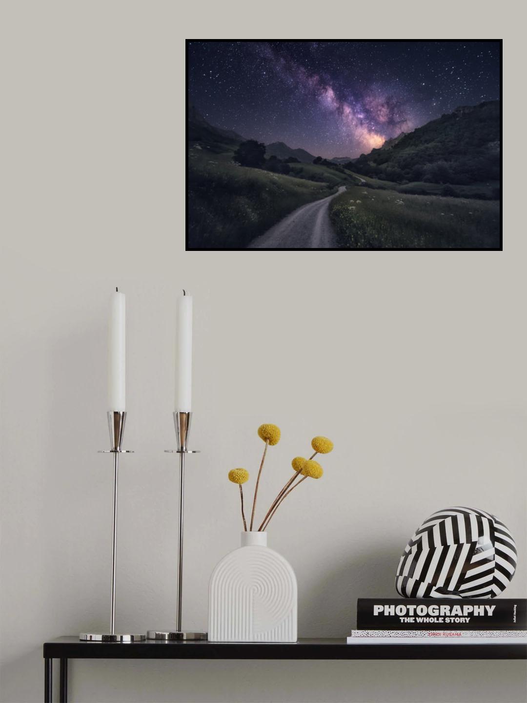 Path to the Stars Poster och Canvastavla