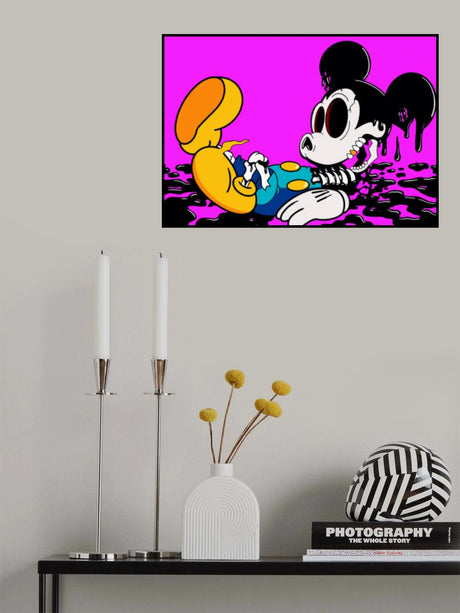 Rough day Mickey Poster och Canvastavla